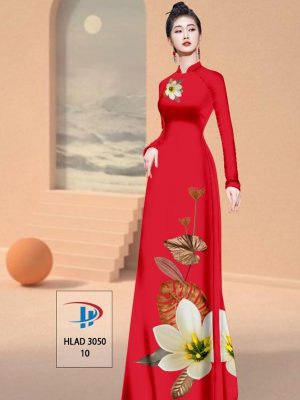 Vải Áo Dài Hoa In 3D AD HLAD3050 42